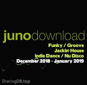 Junodownload Top 200 Funky / Groove / Jackin' House / Indie Dance / Nu Disco December 2018 - January 2019