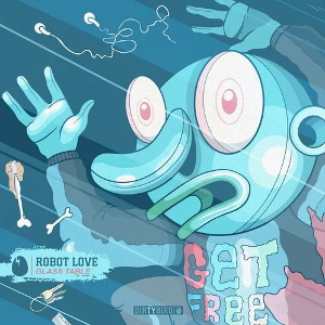 ROBOT LOVE - Glass Table [DB243]