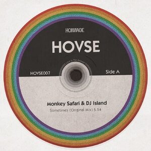 DJ Island, Monkey Safari - Sometimes [HOVSE007]
