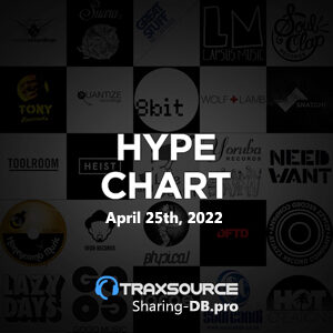 Traxsource Hype Chart April 25th, 2022