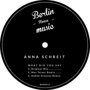 Anna Schreit - What Did You Say [BHMR012]