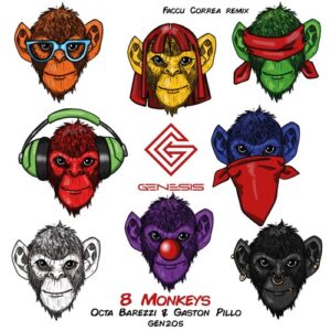Gaston Pillo, Octa Barezzi - 8 Monkeys [GEN205]