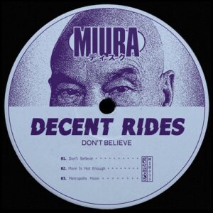 Decent Rides - Don't Believe [MIU098]