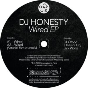 DJ Honesty - Wired EP [SYNCRO70]