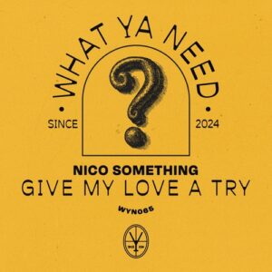 Nico Something - Give My Love A Try [WYN065B]